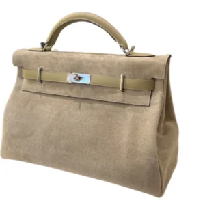 Hermes Maxi Kelly 42 Marfa Grizzly Beige W stamp